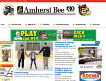 Tablet Screenshot of amherstbee.our-hometown.com