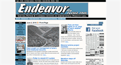 Desktop Screenshot of endeavornews.our-hometown.com