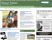 Tablet Screenshot of pioneertribune.our-hometown.com