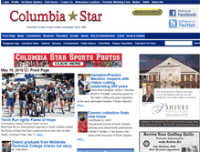 Tablet Screenshot of columbiastar.our-hometown.com